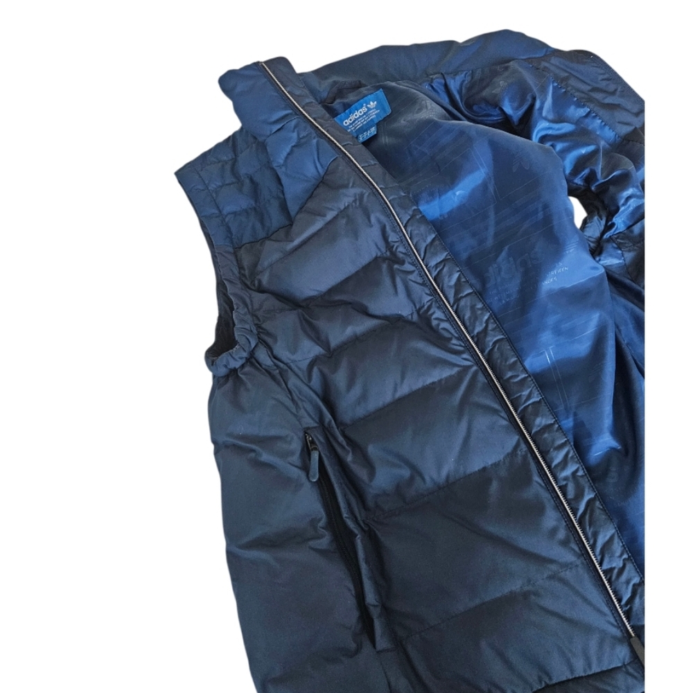 Adidas Men's Blue Puffer Vest - Picture 7 of 12